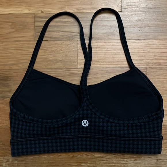 Flow Y Bra Nulu Micro Houndstooth Blue Multi - Picture 3 of 4